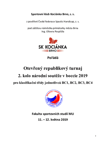 SH RTB Propozice Otevřený republikový turnaj 2. kolo národní soutěže 2019 BR final (1)