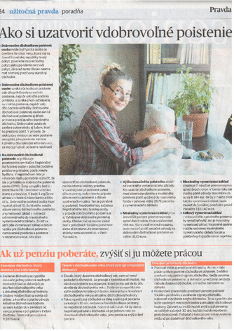 užitočná pravda  ako uzatvorit dobrovoľné poistenie