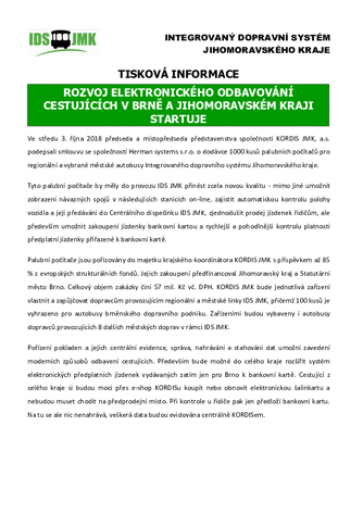 TI 180912 Smlouva na dodávku pokladen schválena