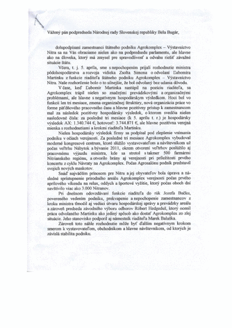 Petícia proti odvolaniu z funkcie