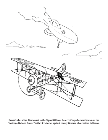 Military coloring book