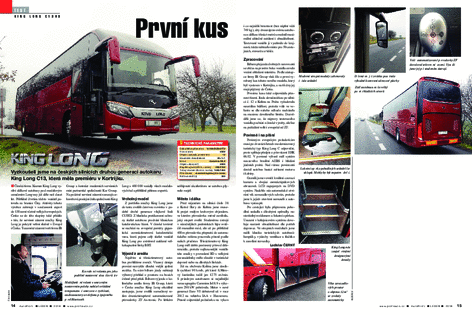 King Long C13HD  Redakční test AutoProfi