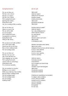 Depeche Mode SPIRIT texty