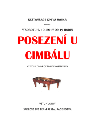 posezení u cimbálu