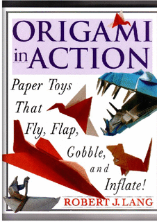 Hýbajici se papírové skládačky origami