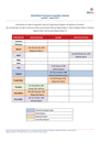 2018 BISFed Provisional Competition Schedule